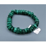 10 mm Roundel Bracelet - Malachite