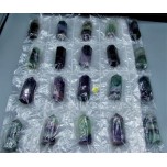 Gemstone  Points Pack - Fluorite - 20 pcs Pack About (0.85 x 2 inch)