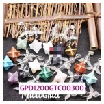 GP Angel carrying Merkaba pendant (About 10mm angel and 10mm Merkaba) - Several stones available