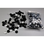 Bag O Beads Assortment - Crystal Bead in Clear and Black color