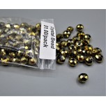Crystal Bead Pack - Gold (3" x 2.5" Zip Bag)
