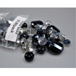 Crystal Bead Pack - Mix Beads Style 4 (3" x 2.5" Zip Bag)