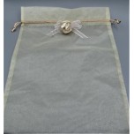 Gift Bag - Yellow Organza - 29 x 24 cm - 10 Pieces Pack