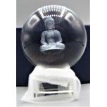 60 mm Crystal Sphere w Buddha