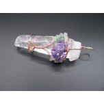 Crystal Pendant with Chips - Clear