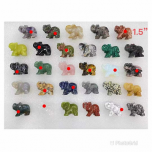 Elephant Classic 2 Inch Figurine - Assorted Stones