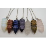 Pendulum Shaped Gemstone Pendant #2- assorted stones available!