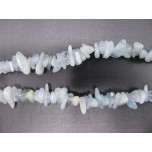 30-34 Inch Chip Necklace - Aquamarine  - 10 pcs pack