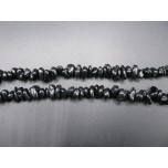 30-34 Inch Chip Necklace - Black Spinel - 10 pcs pack
