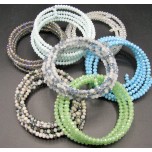 Memory Wire Bead Bracelet - Basic - Assorted Colors Available!