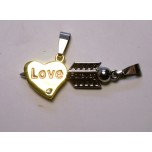 BFF Charms - Set of 2 - Heart and Arrow -  Style 1