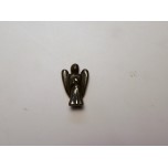 Angel Carved Fetish Bead 0.75 Inch - Hematite