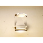 4cm x 4cm x 5cm Faceted Crystal Display/Stand