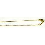 Chain Gold Plated - 18 Inch 1.5mm - Heshe Chain - 50 pcs pack
