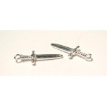 838 25mm Dagger Charms 5 Piece Packs