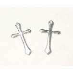 840 25mm Large Cross Charms 5 Piece Packs
