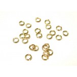 979 Gold Plated 4mm Open Jump Ring 140 Piece Packs
