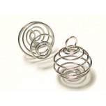 803 25mm Small Cage 4 Piece Packs - Gold and Silver color