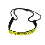 Double Row Headband - Lime Green