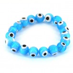 Blue Eye Bracelet - Baby Blue - 10 pc pack