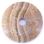 Donut 30mm Pendant - Picture Jasper