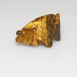 Fish Classic Carved Fetish Bead 0.75 Inch - Tiger Eye